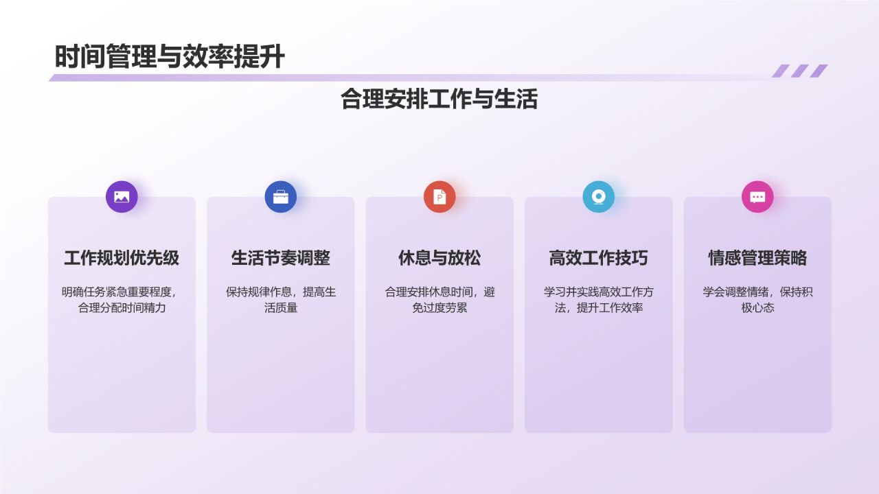 蓝色简约风个人通用年终总结PPT