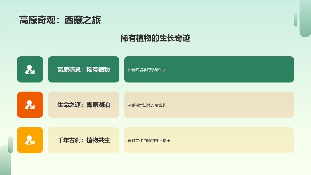 绿色插画旅游介绍PPT