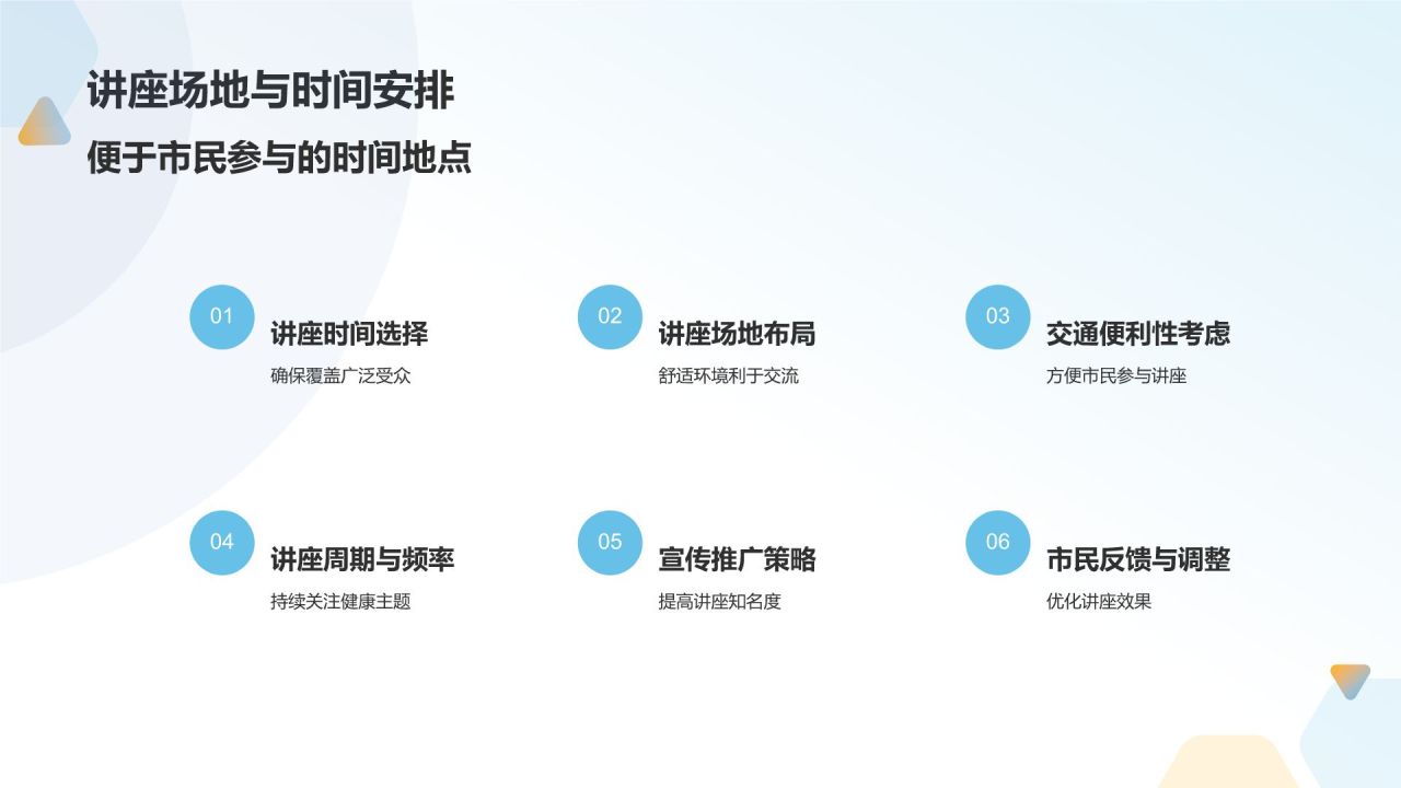 健康教育公益讲座