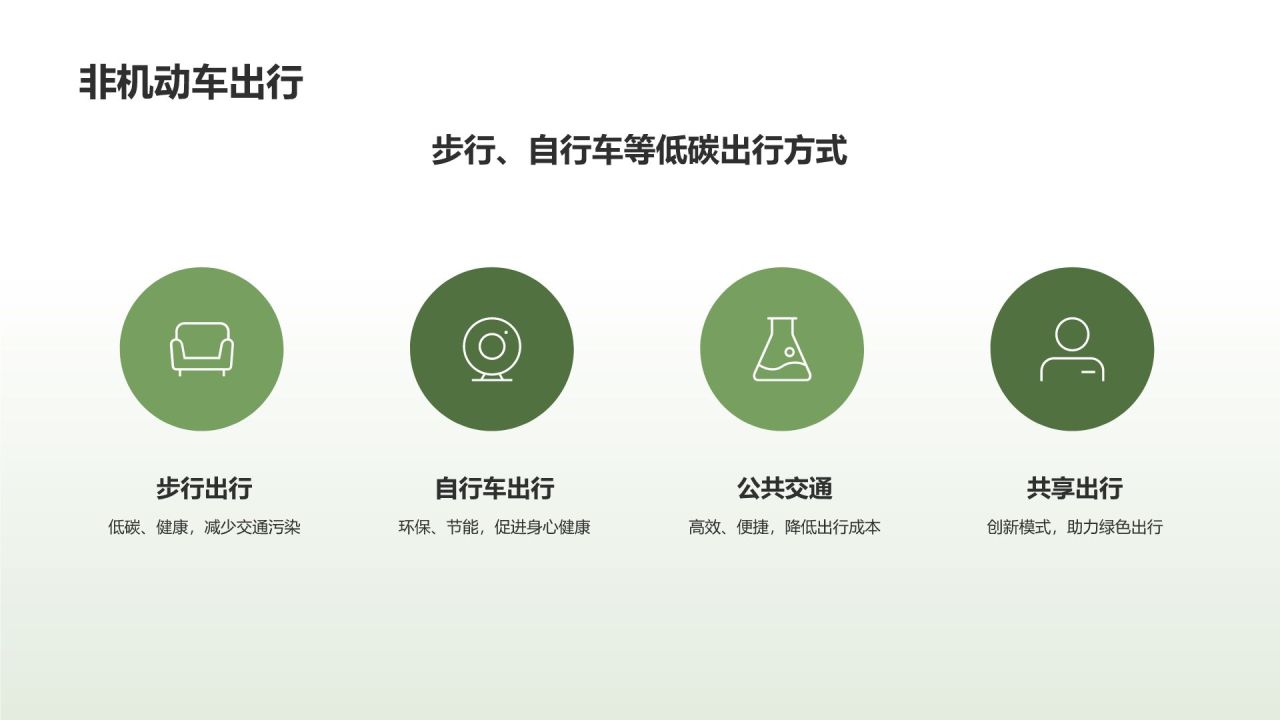 绿色出行助力环保