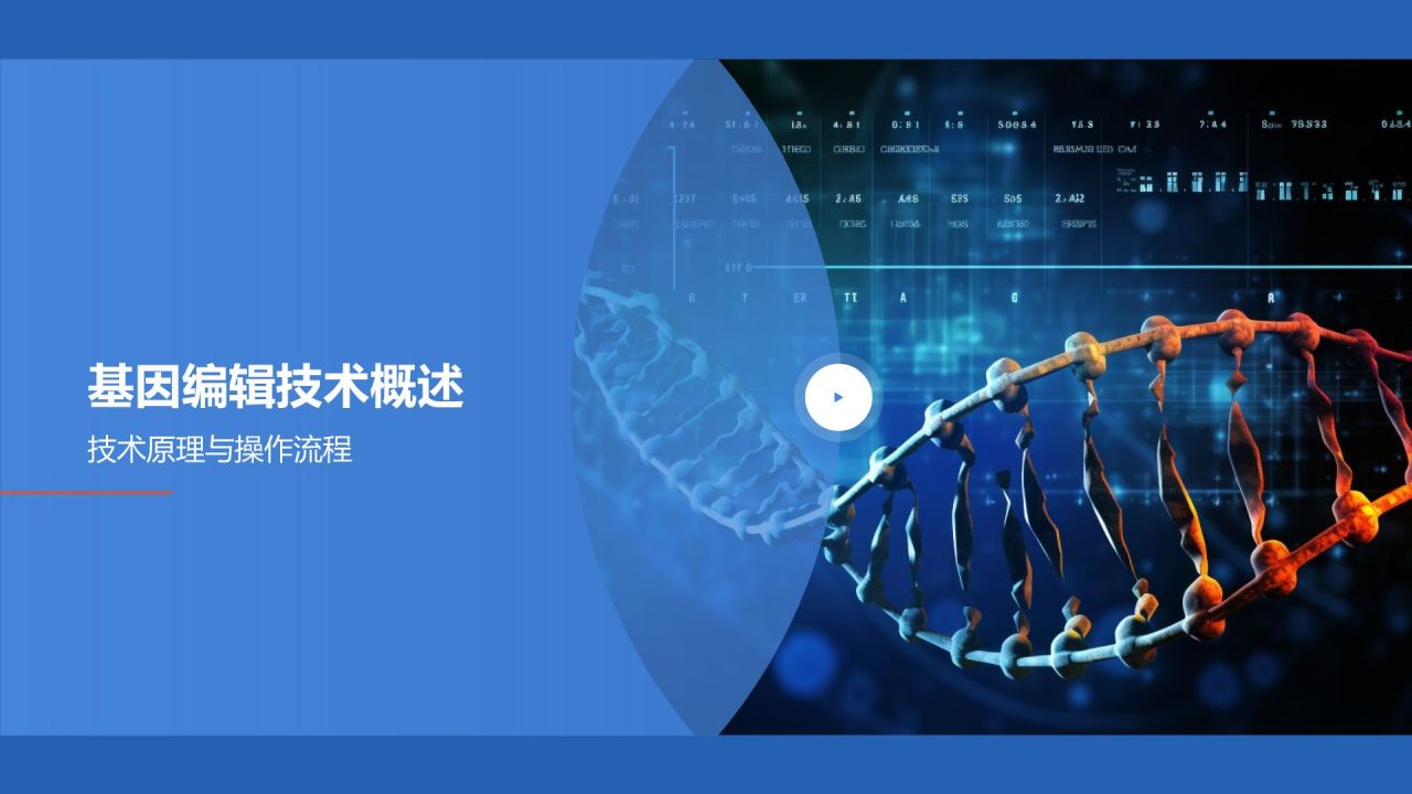 基因编辑技术在生物医疗中的应用