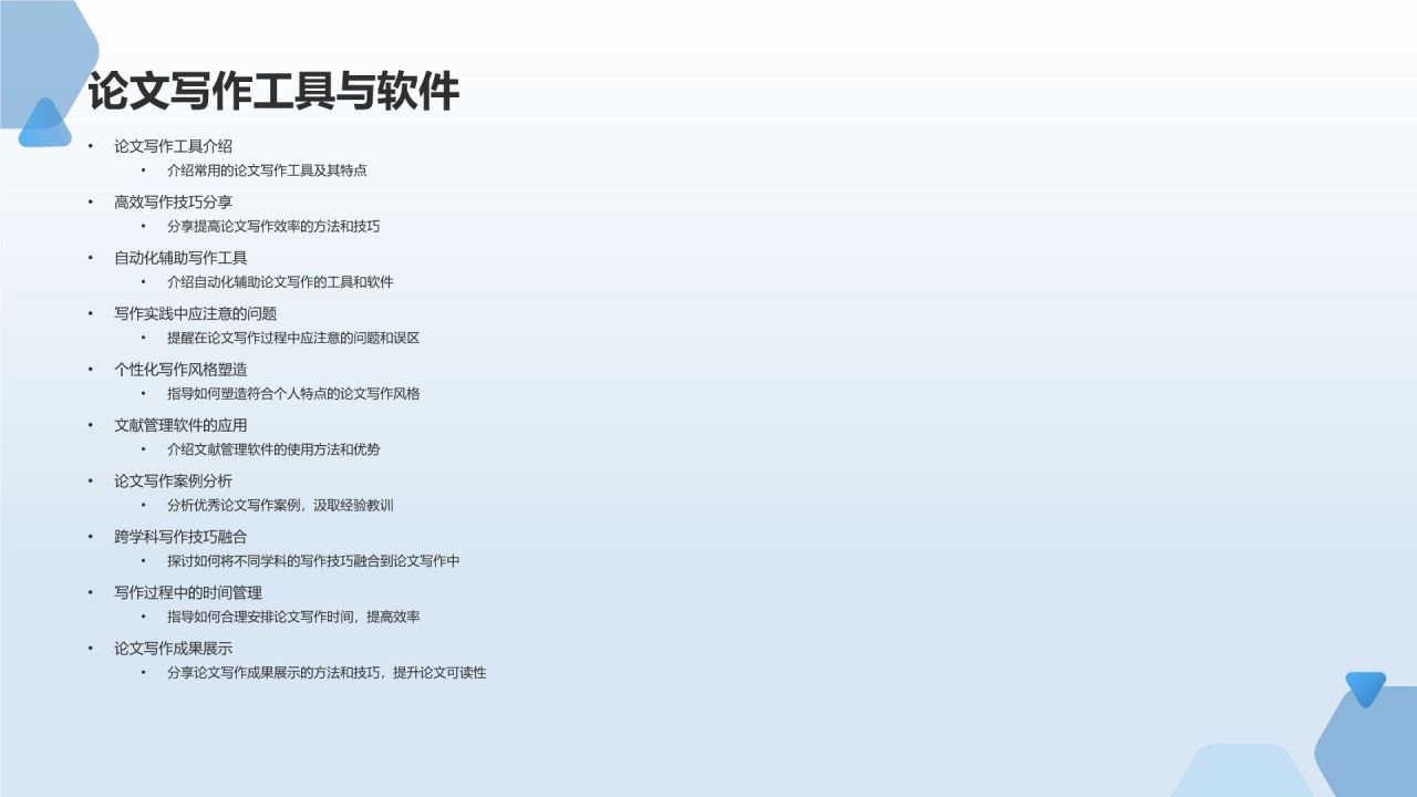 学术论文写作指导