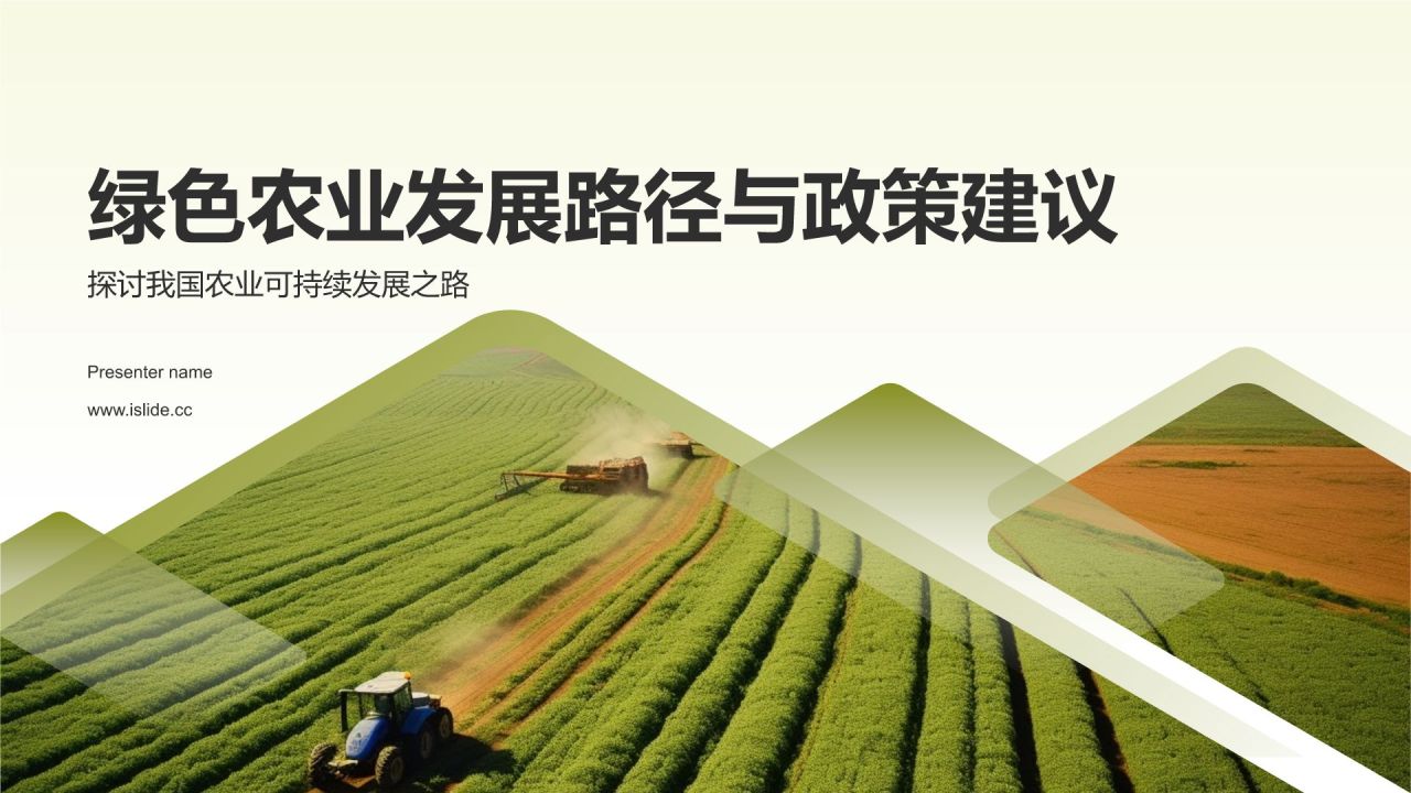 绿色农业发展路径与政策建议