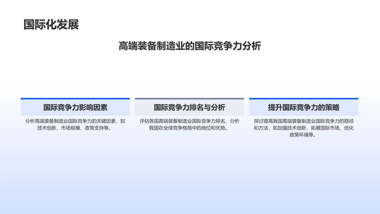 高端装备制造业发展战略研究