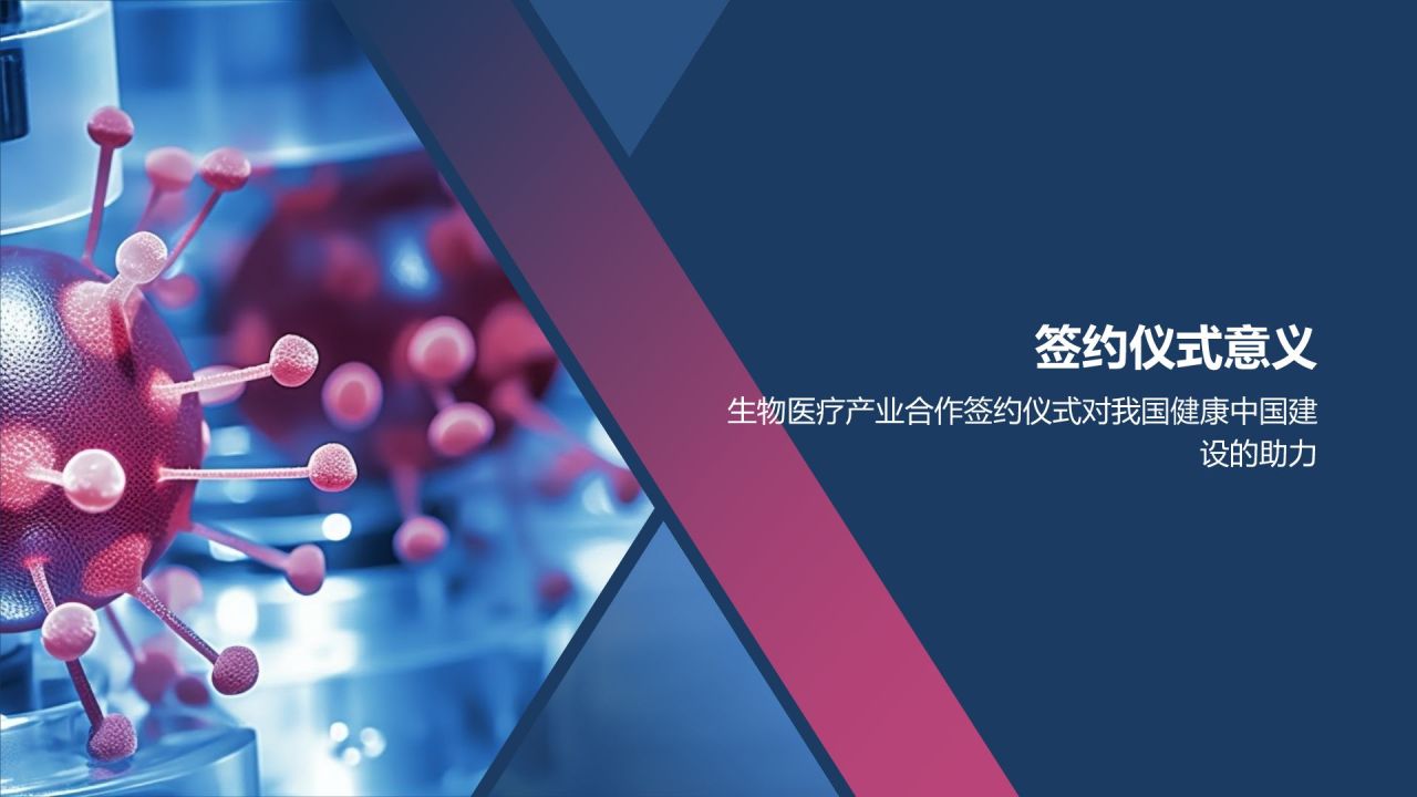 生物医疗产业合作签约仪式