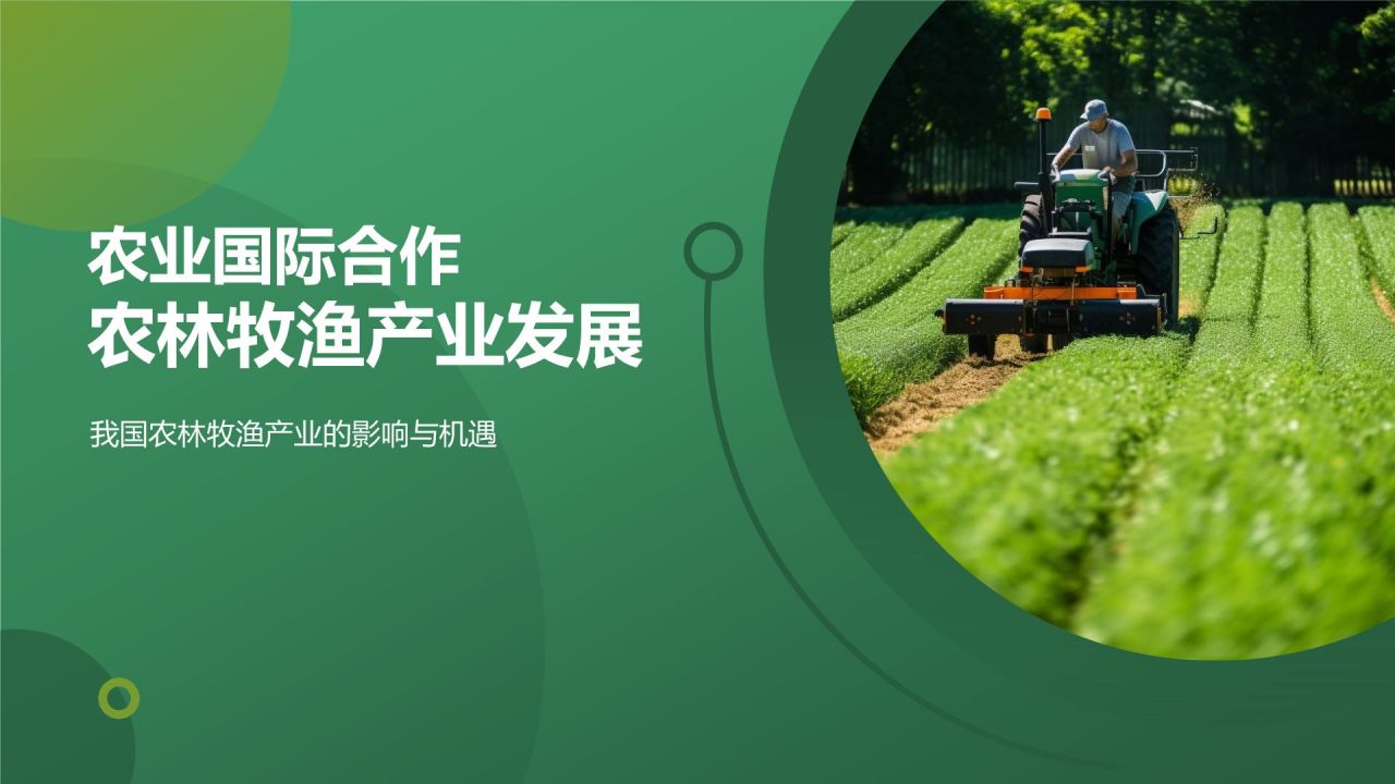 农业国际合作与农林牧渔产业发展