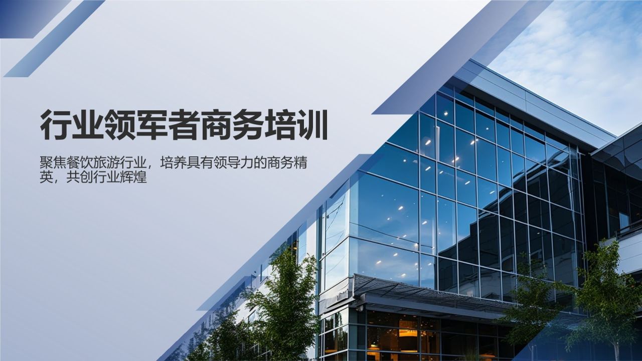 行业领军者商务培训