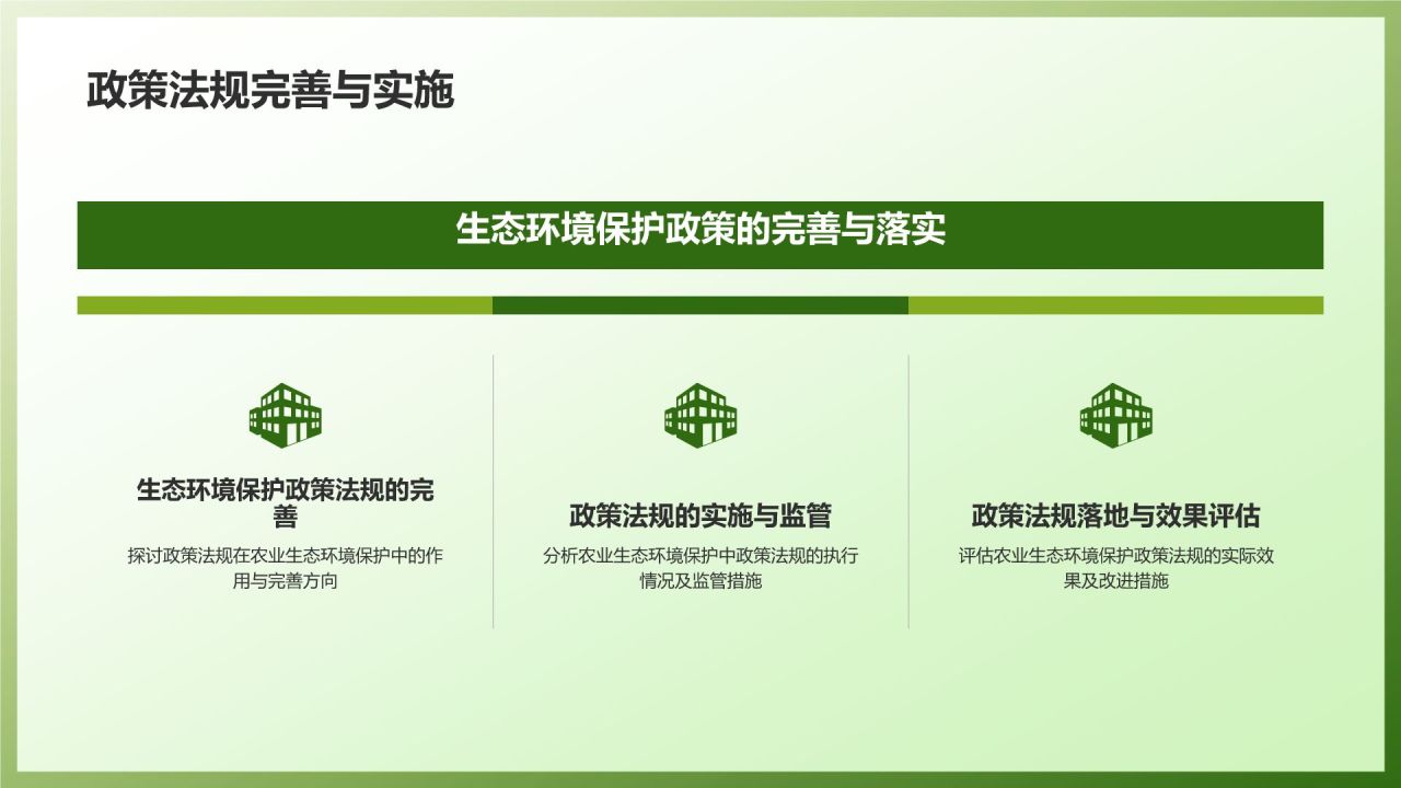 农业生态环境保护