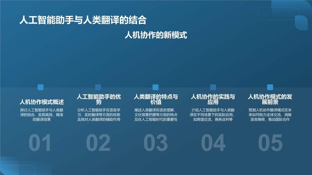 人工智能翻译器