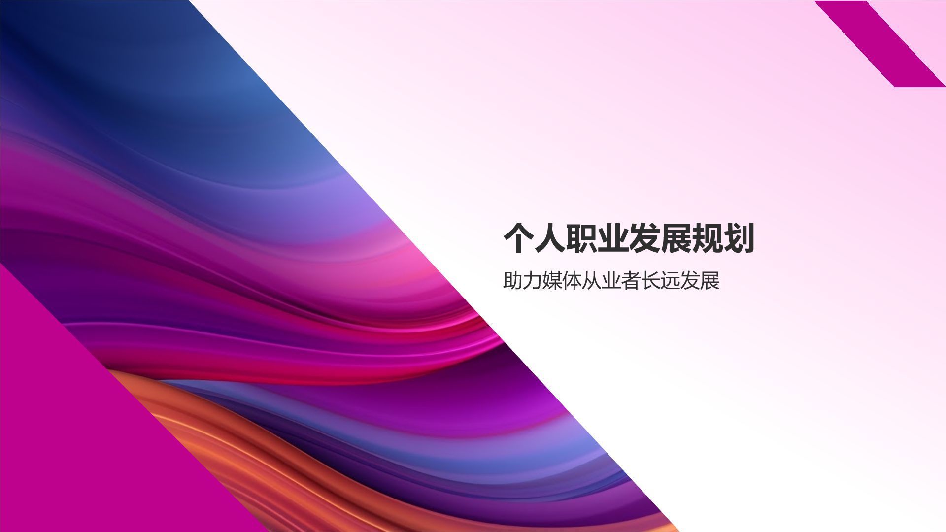 媒体培训与发展计划