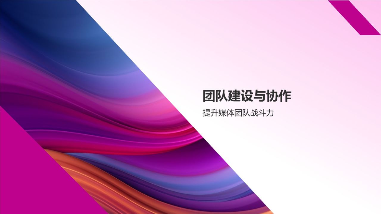 媒体培训与发展计划