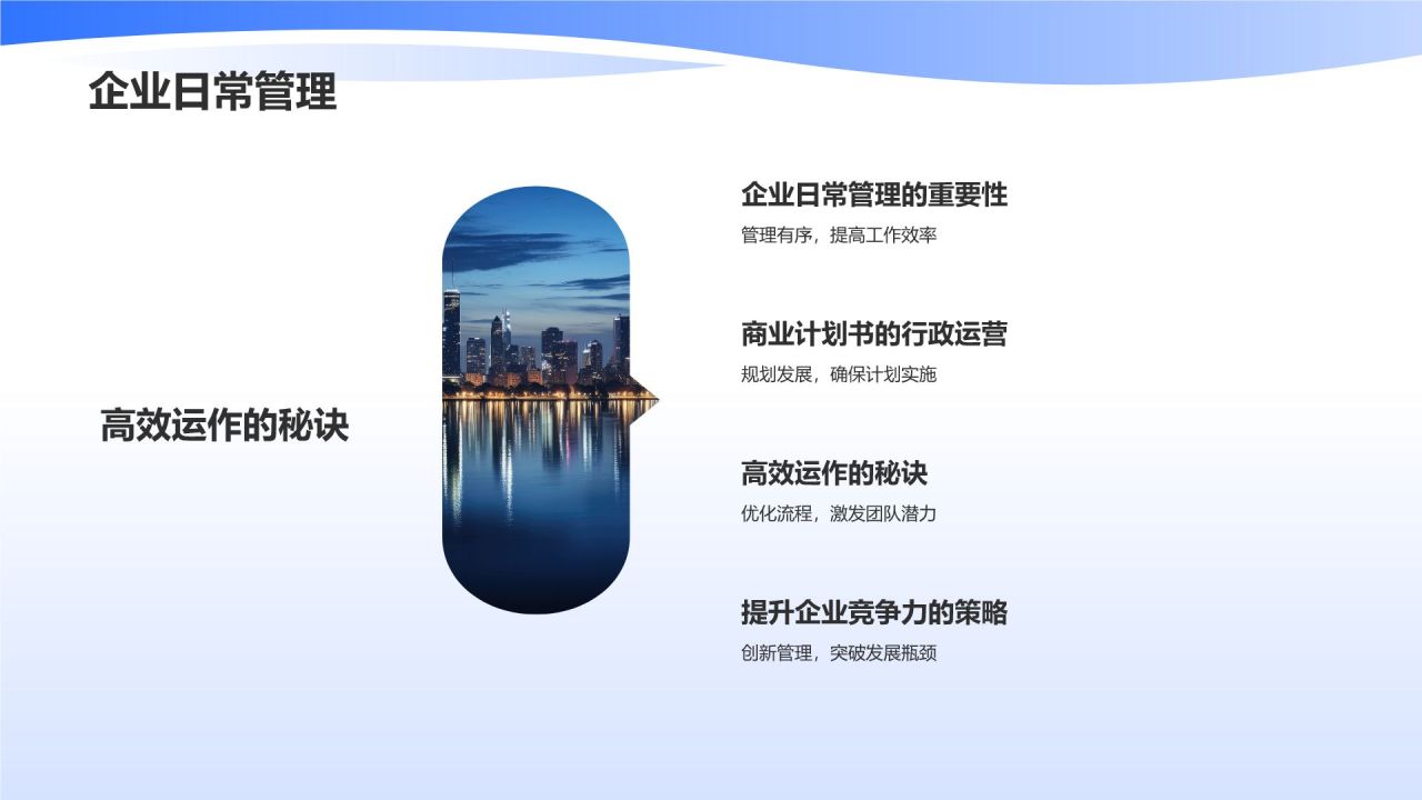 行政运营:商业计划书的保驾护航