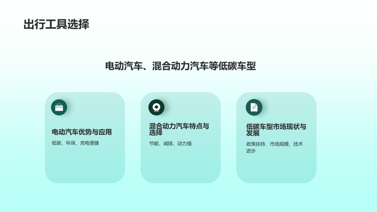 绿色出行手册