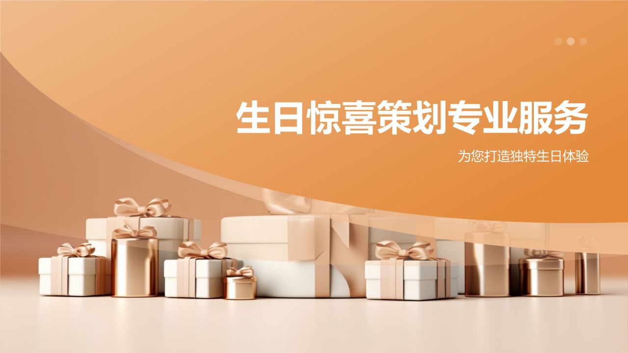 生日惊喜策划