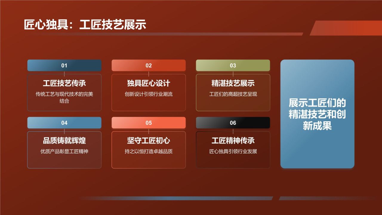 【标题】：工匠精神，铸就品质