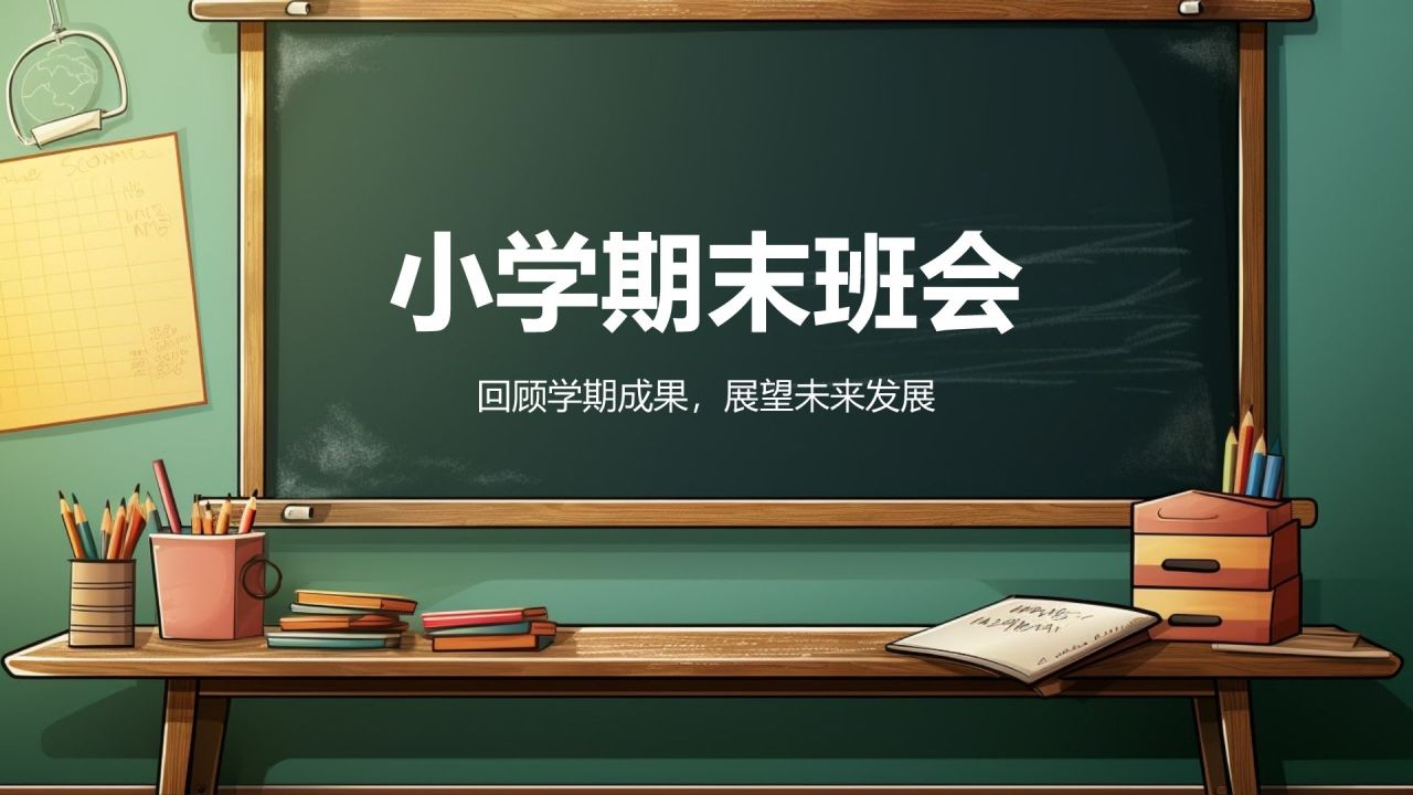 小学期末班会