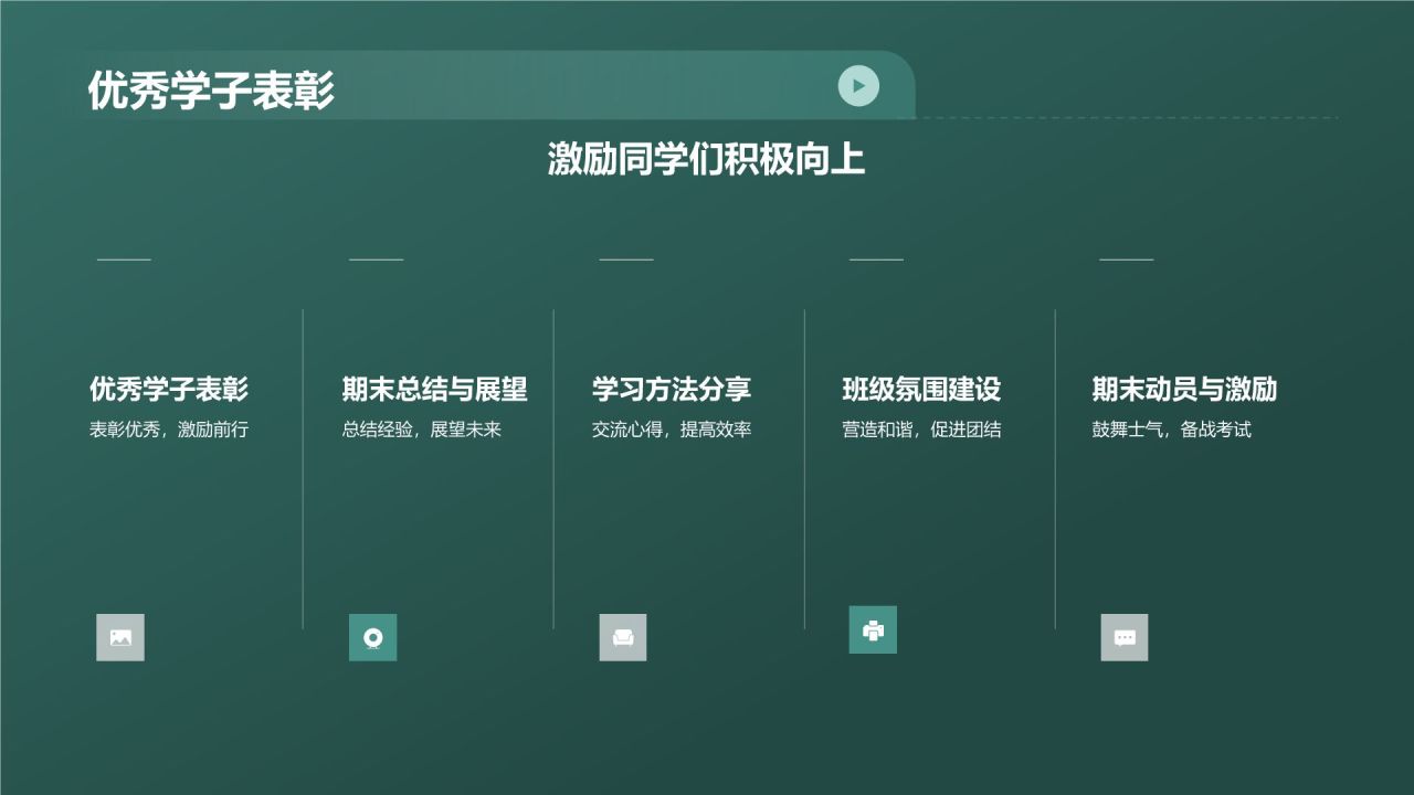 小学期末班会