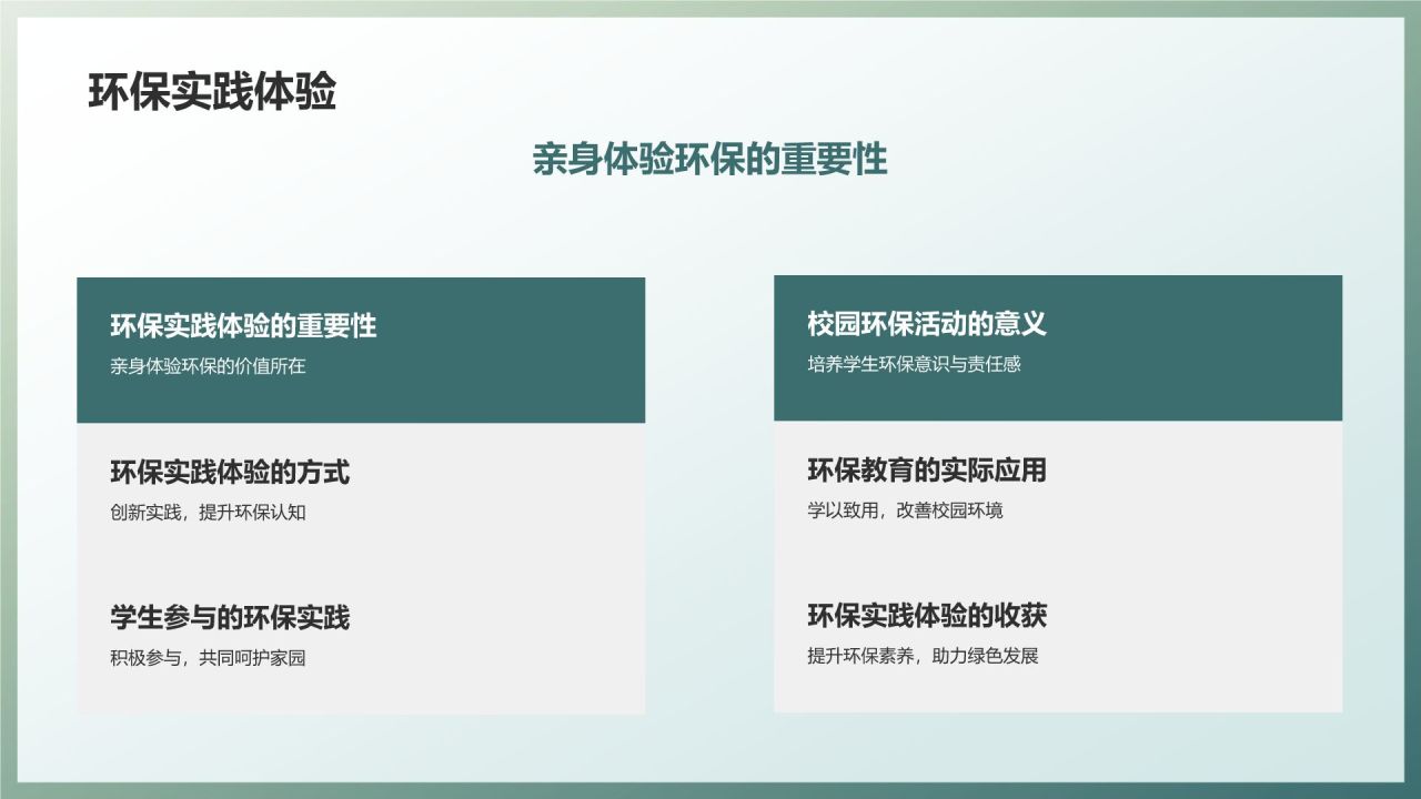 环保教育进校园