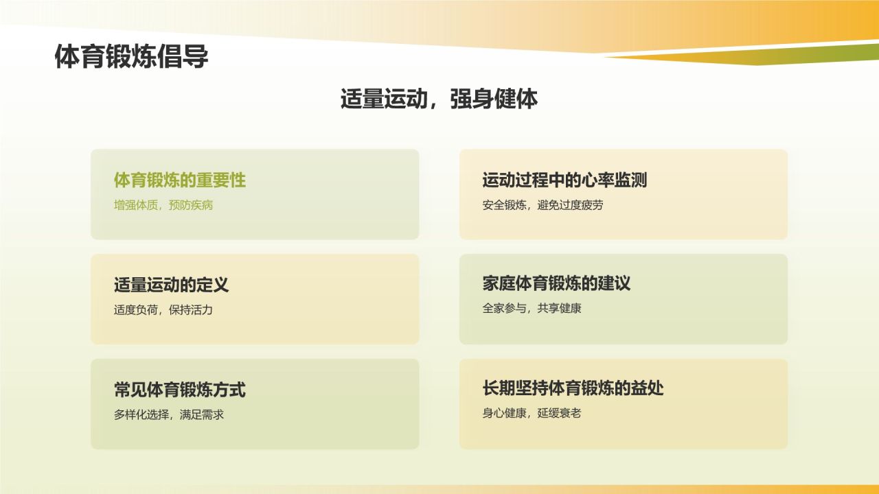 健康生活方式推广