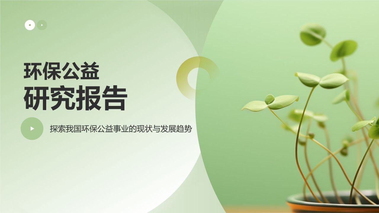 环保公益研究报告