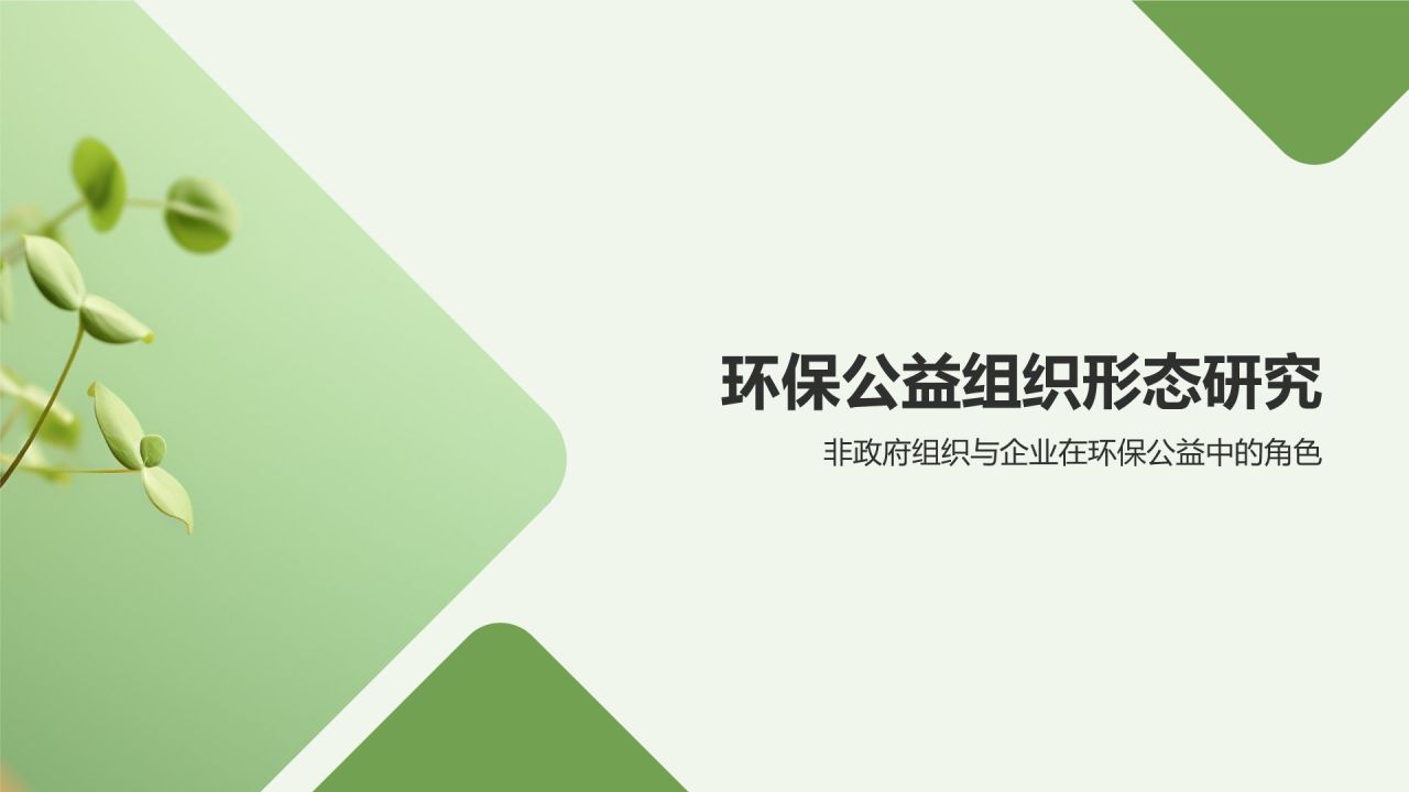 环保公益研究报告