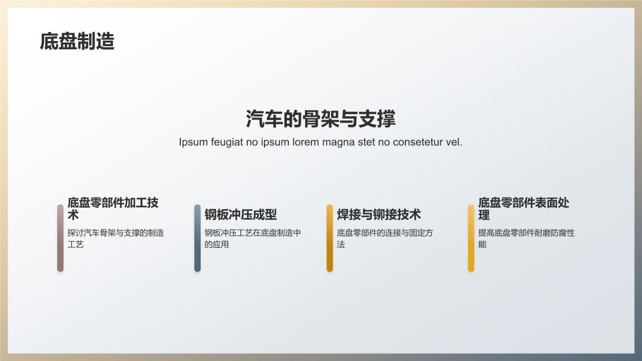 汽车制造工艺