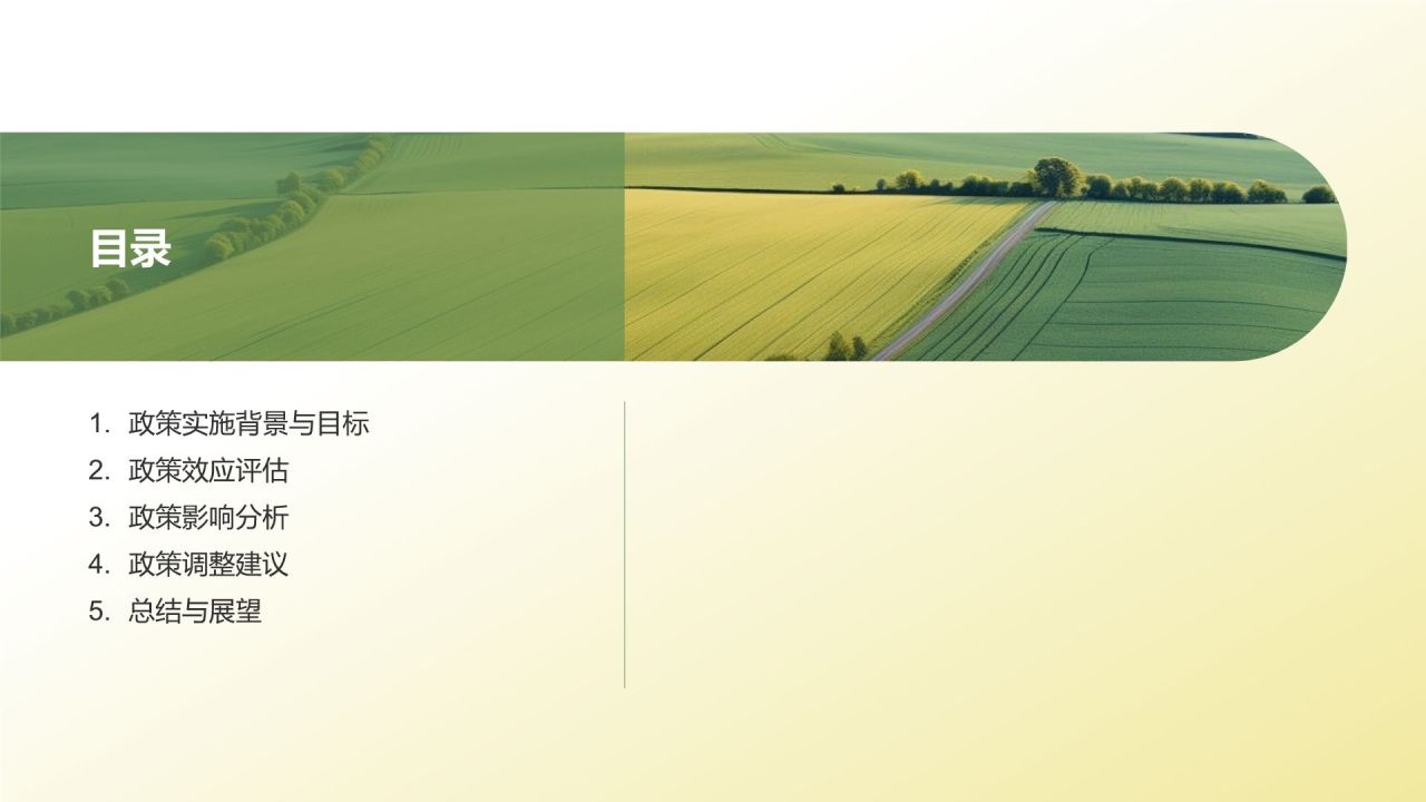 农林牧渔政策效应与影响评估