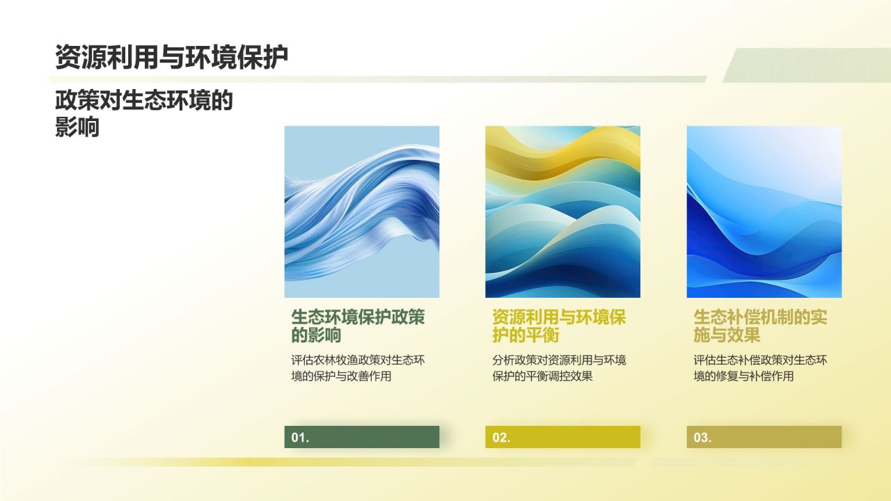 农林牧渔政策效应与影响评估