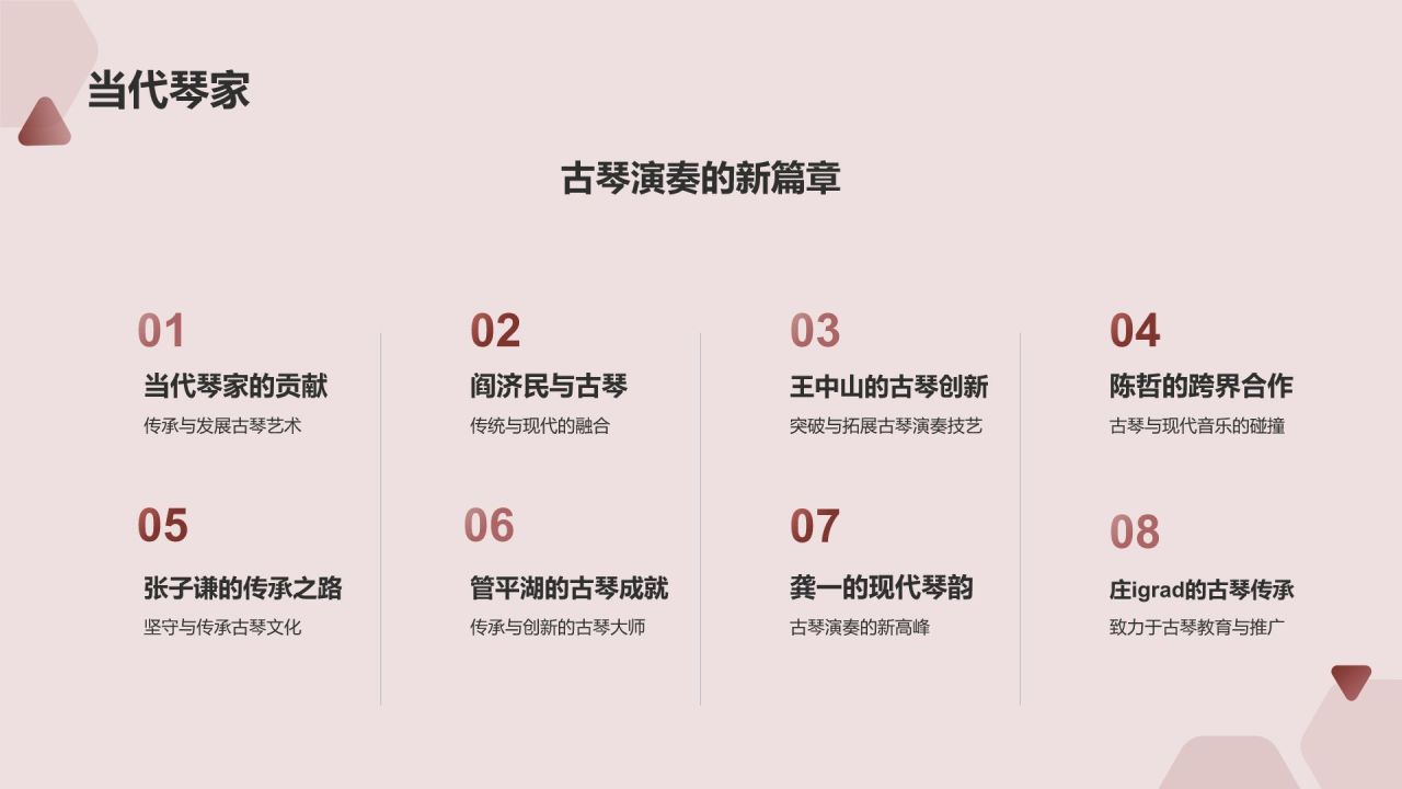 中国传统文化古琴乐器的历史传承