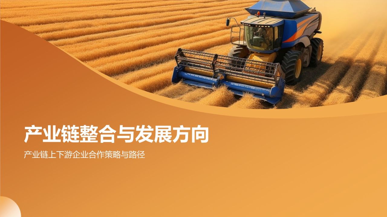 农林牧渔产业链整合与发展