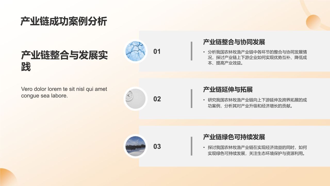 农林牧渔产业链整合与发展
