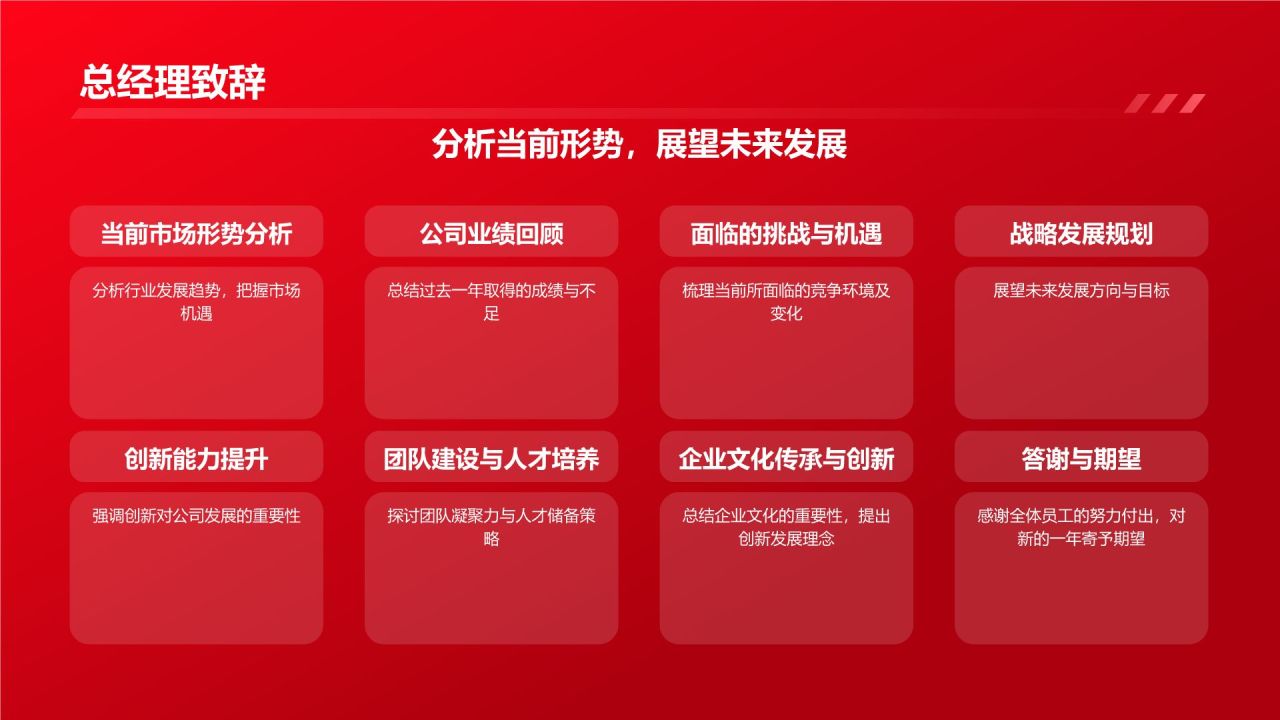 企业年终总结表彰大会