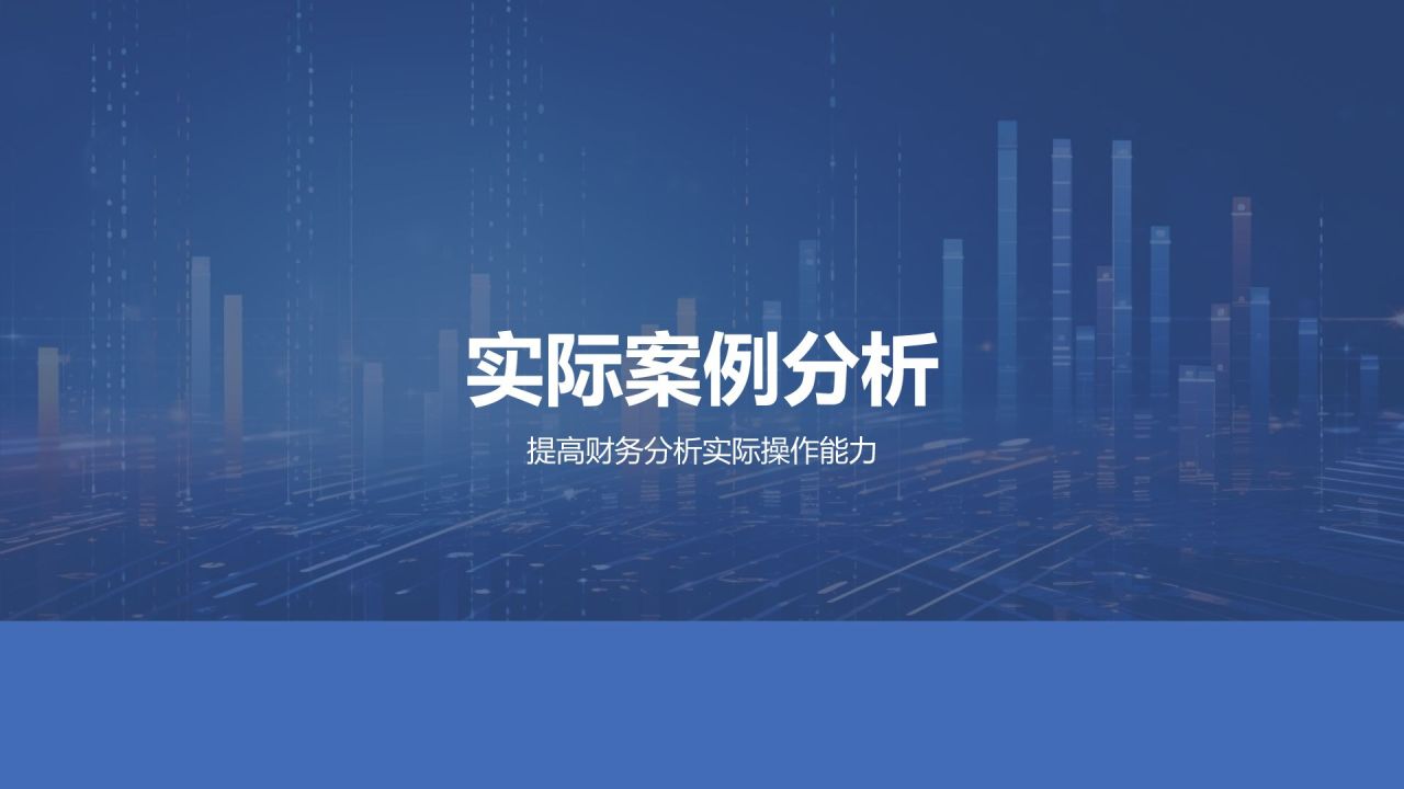 财务报表分析技巧