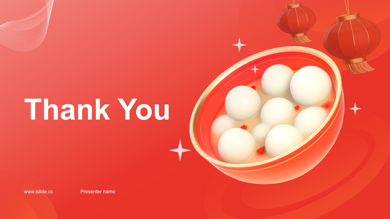 红色元宵传承与创新风味与技艺探索PPT模板