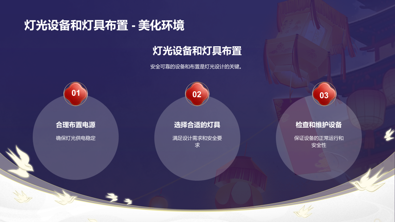 橙色元宵灯会市场营销灯会艺术设计PPT模板