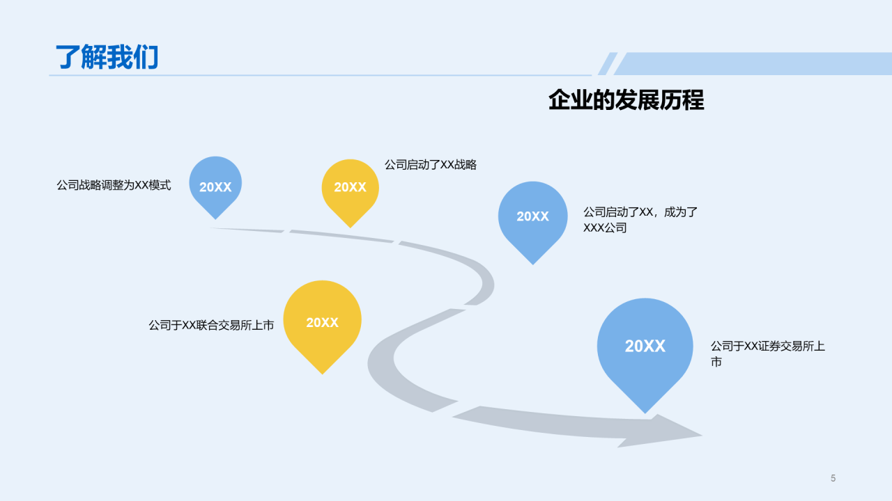 蓝色插画春季招聘企业宣讲会PPT模板
