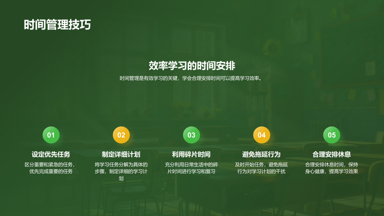 绿色创意酷炫开学第一课培训课件PPT模板