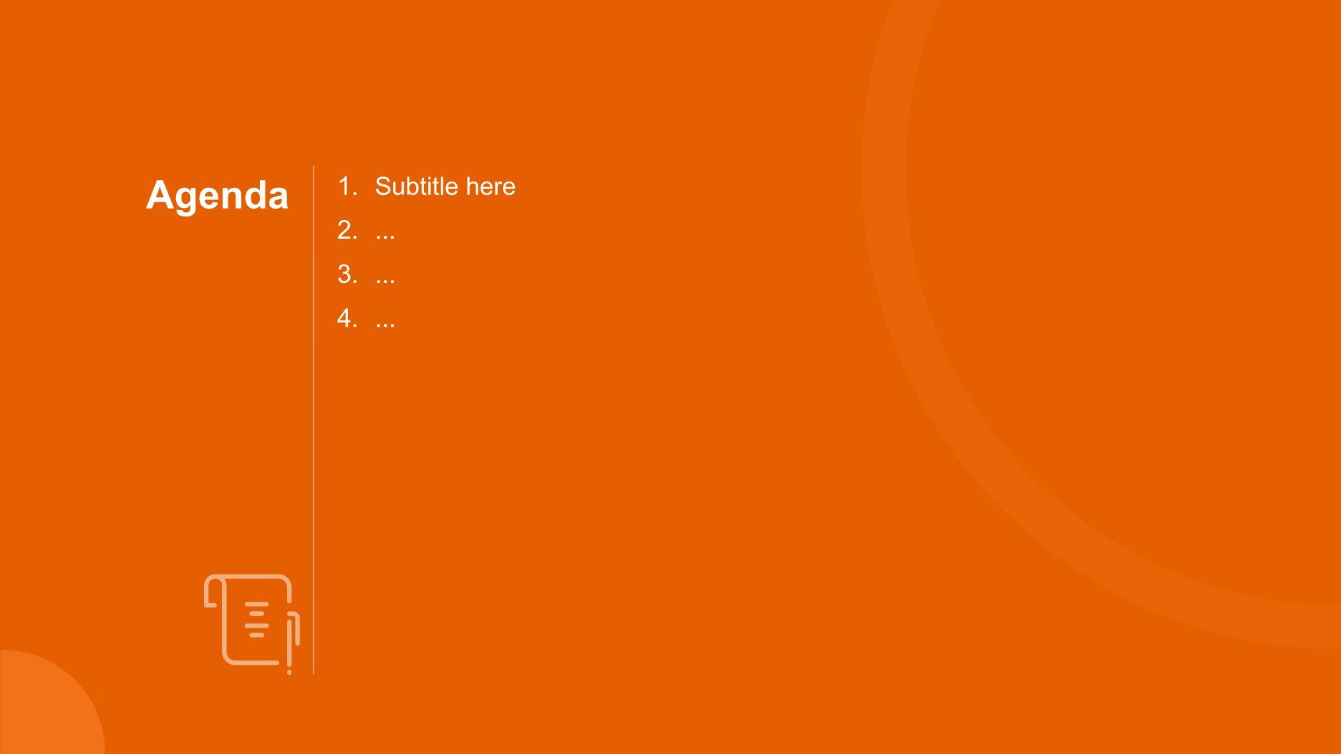 橙色插画风高考百日誓师（中高考）PPT主题