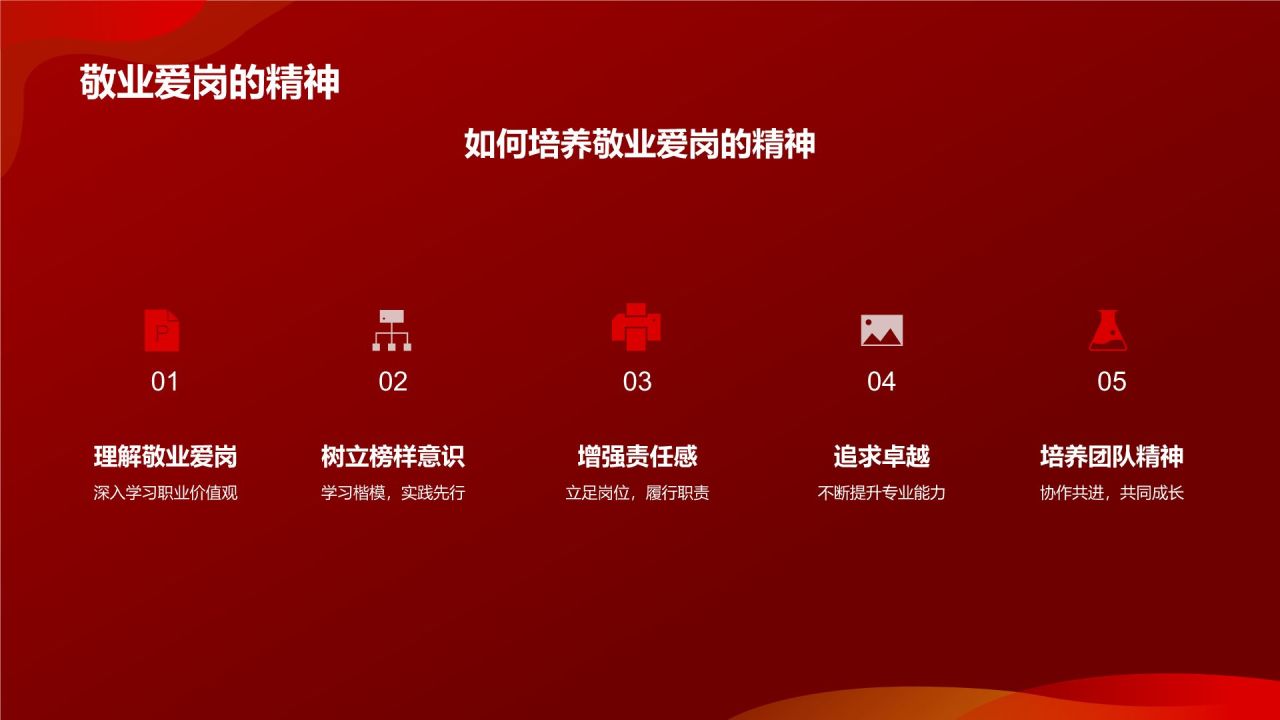 红色商务风雷锋精神PPT模板