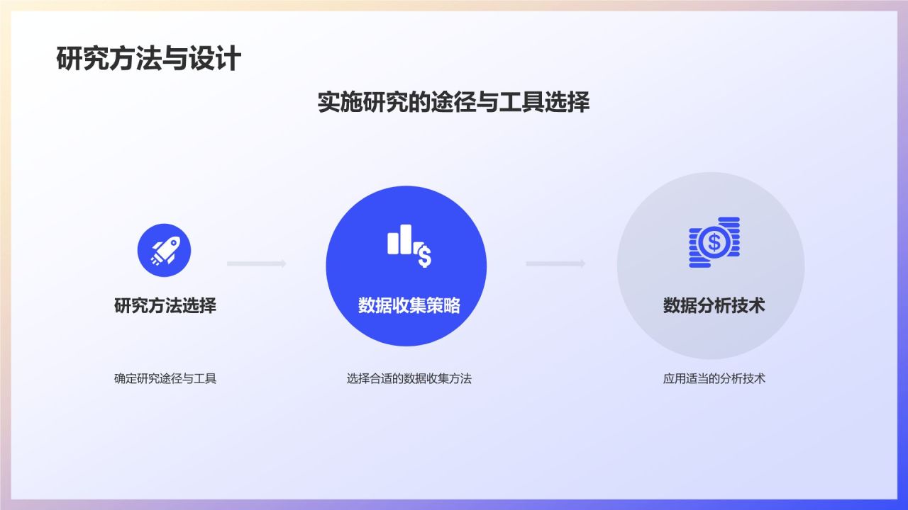 蓝色插画风毕业答辩PPT模板