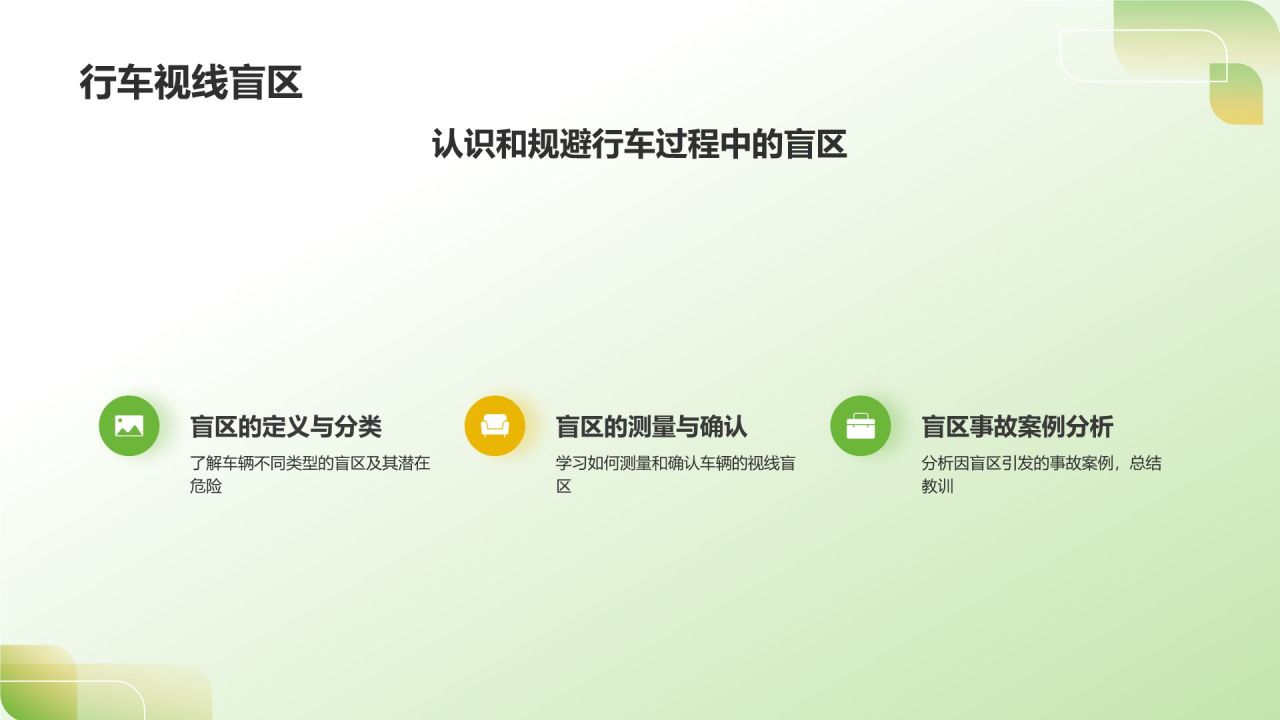 绿色3D风出行安全PPT模板