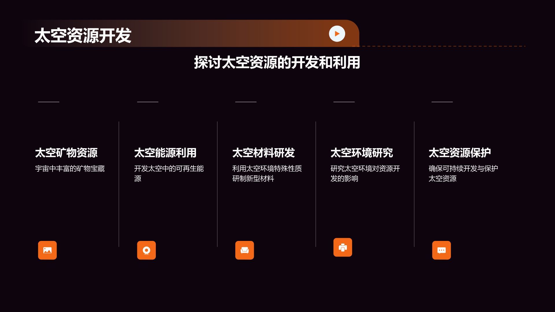 黑色科技风航天航空知识科普PPT模板