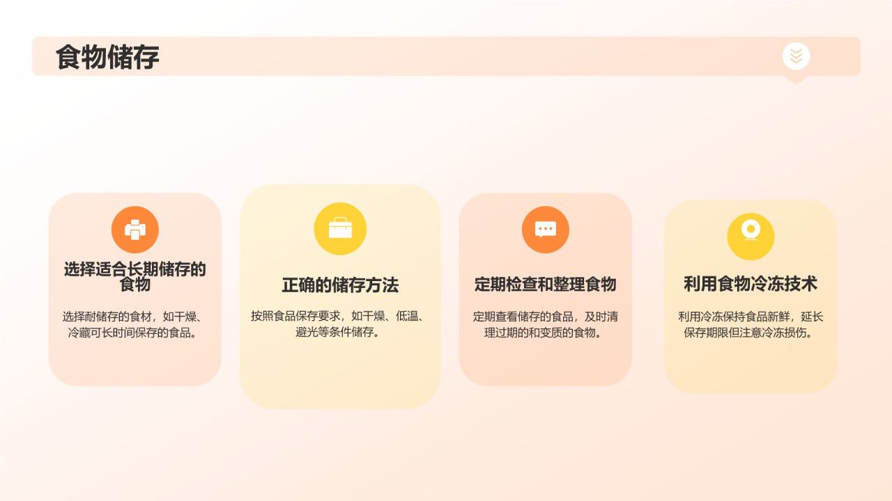 橙色摄影风节约粮食PPT模板