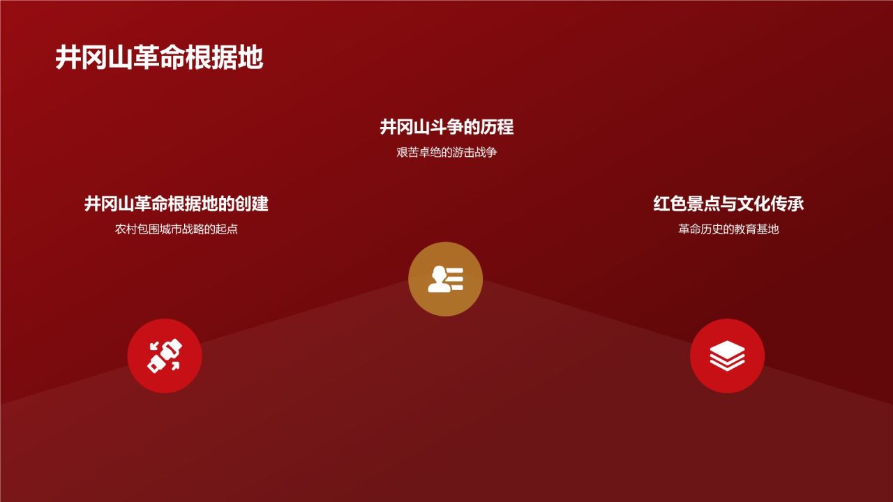 红色党政风红色故事PPT模板