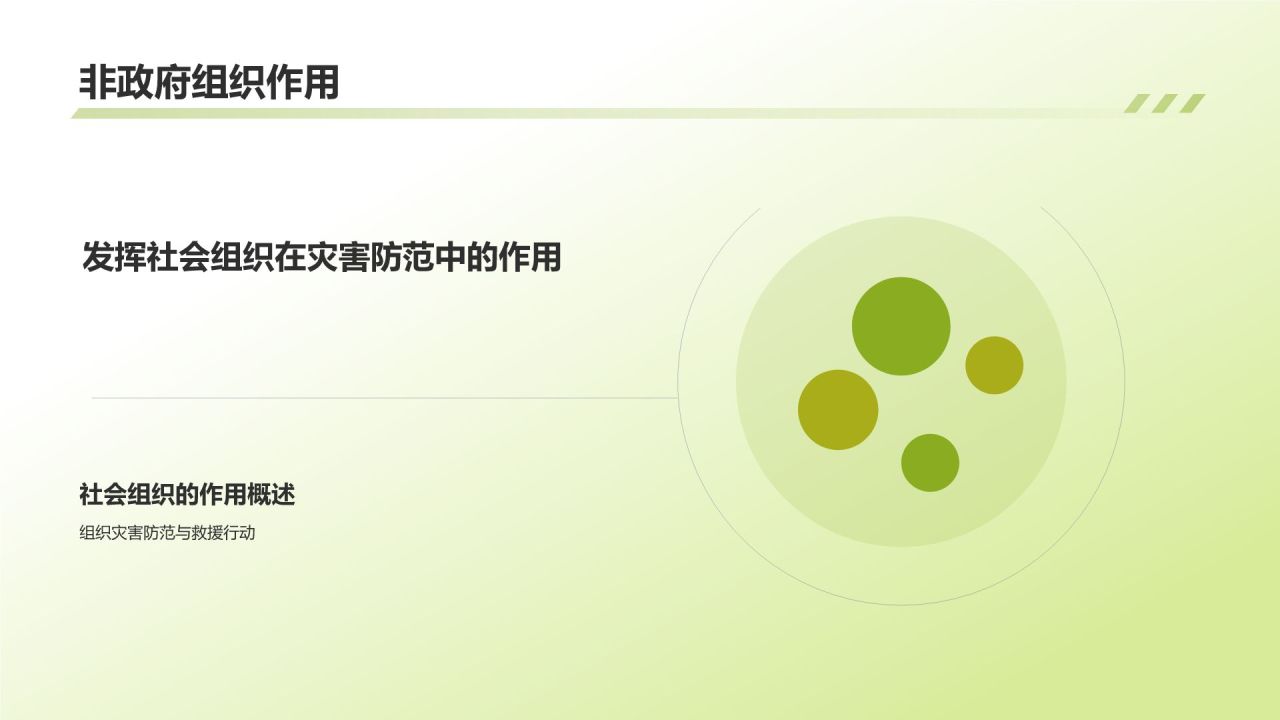 绿色商务风自然灾害防范PPT模板