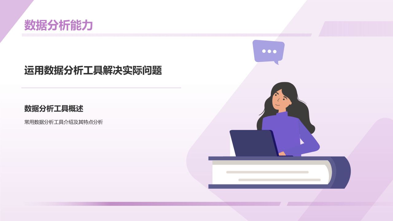 紫色商务风大学生专业课汇报PPT模板
