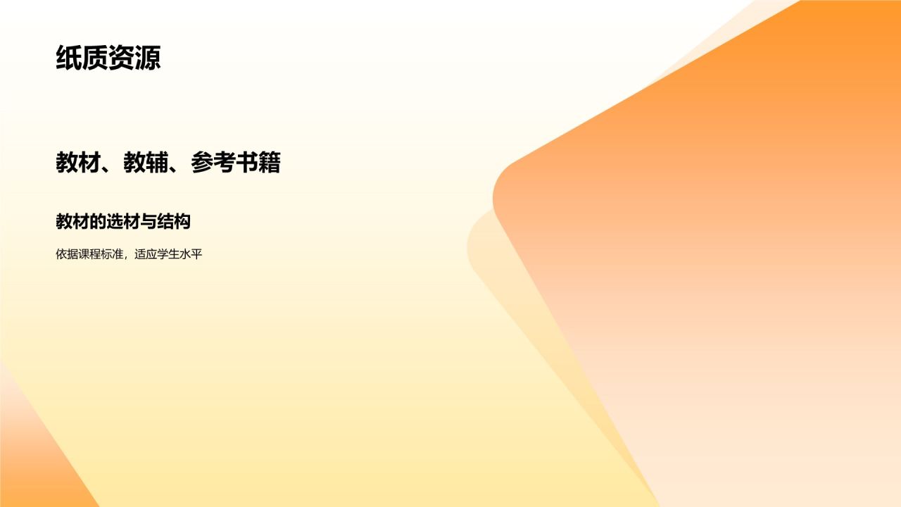 橙色插画风教学各学科PPT模板