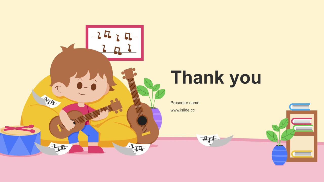 黄色卡通风学前教育游戏PPT模板