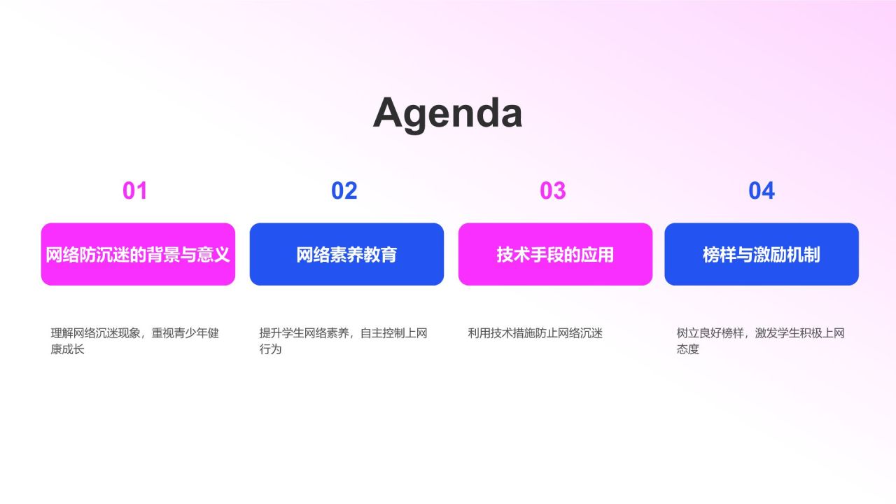 粉色3D风学生网络防沉迷PPT模板