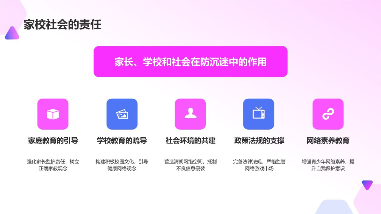 粉色3D风学生网络防沉迷PPT模板